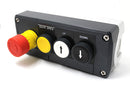 4 Button Box with Emergency Stop