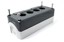 Push Button Enclosure - 4 Hole