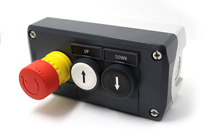 3 Button Box with Emergency Stop